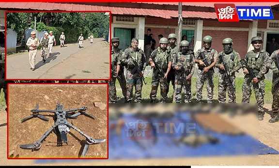 Manipur Search Operations Uncover Large Cache of Arms and Explosives